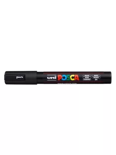 UNI Marker Uni dekor Posca PC-5M fekete 1,8-2,5 mm