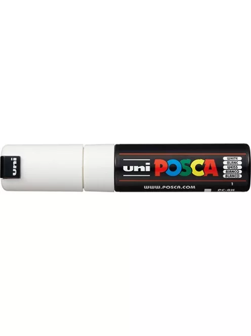 UNI Marker Uni dekor Posca PC-8K Fehér  8 mm