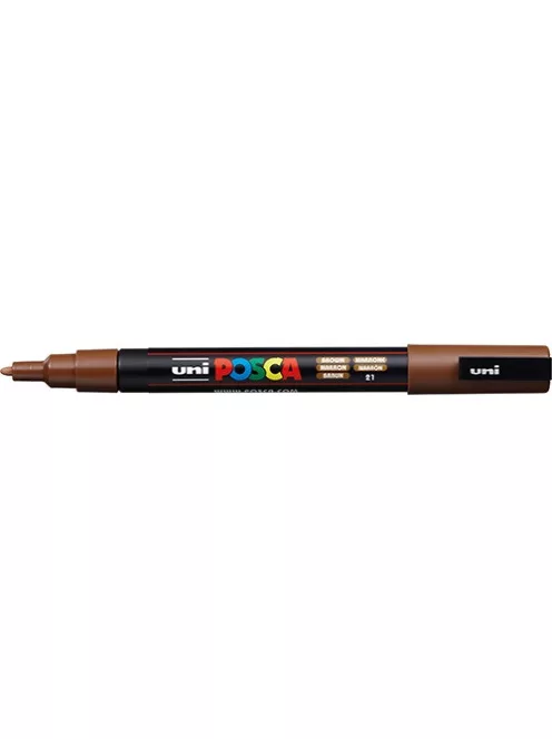 UNI Marker Uni dekor Posca PC-3M Barna 0,9-1,3 mm