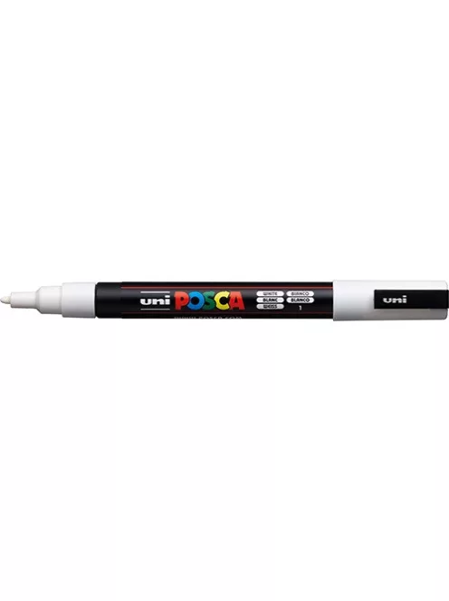 UNI Marker Uni dekor Posca PC-3M Fehér 0,9-1,3 mm