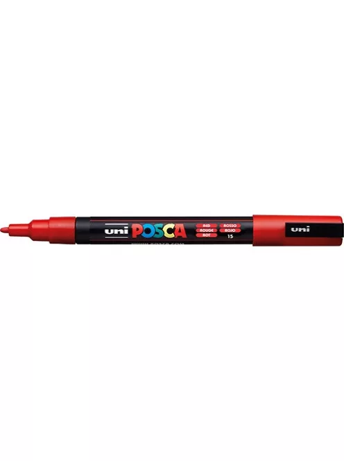 UNI Marker Uni dekor Posca PC-3M Piros 0,9-1,3 mm
