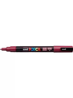 UNI Marker Uni dekor Posca PC-3M Vörösbor 0,9-1,3 mm
