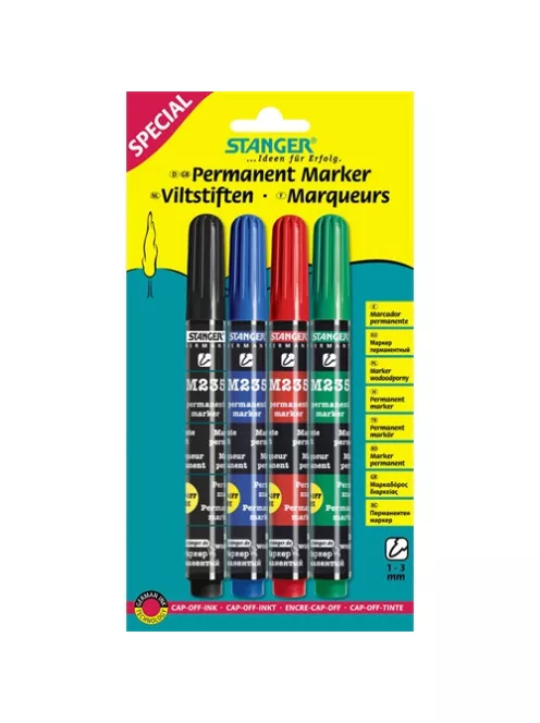 Stanger Marker Stanger M235 permanent kerek 4 db-os klt.