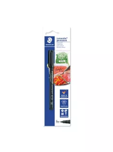   Staedtler Marker Staedtler Lumocolor permanent M fekete konyhai címkézés bliszteres