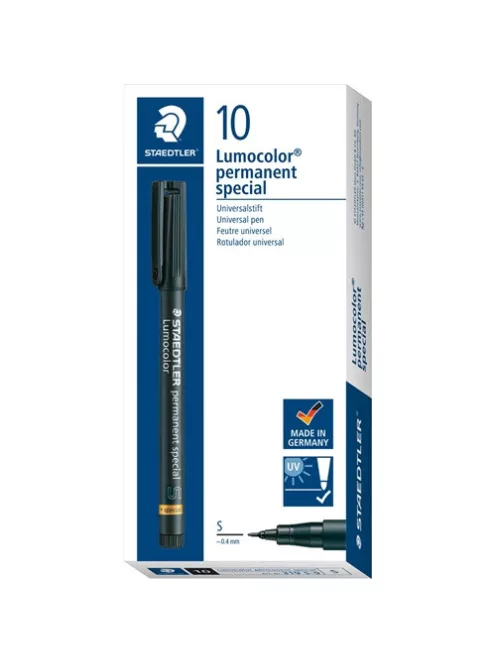 Staedtler Marker Staedtler Lumocolor permanent S fekete speciális