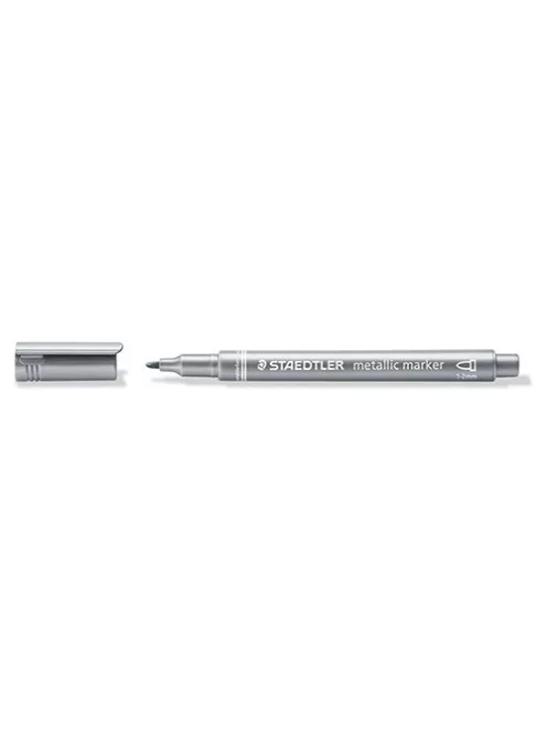 Staedtler Marker Staedtler dekor 1-2 mm kerek hegyű ezüst