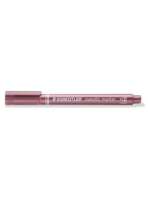 Staedtler Marker Staedtler dekor 1-2 mm kerek hegyű metálpiros