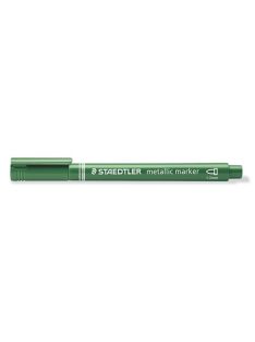   Staedtler Marker Staedtler dekor 1-2 mm kerek hegyű metálzöld