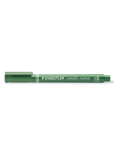   Staedtler Marker Staedtler dekor 1-2 mm kerek hegyű metálzöld
