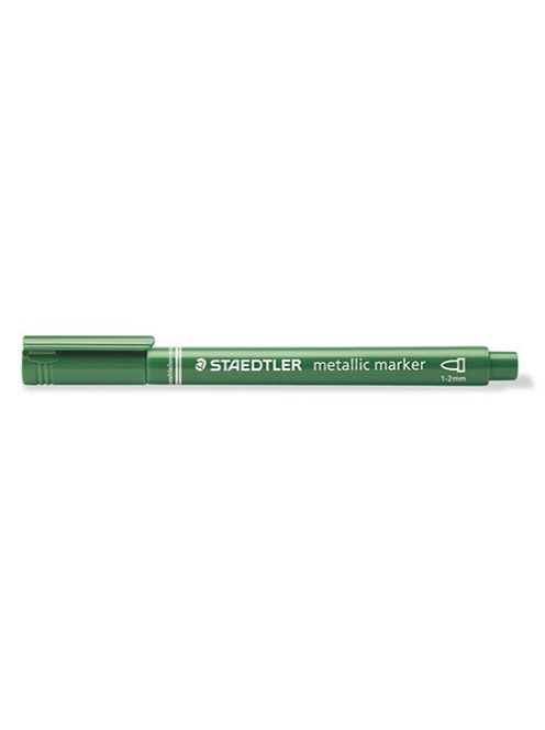 Staedtler Marker Staedtler dekor 1-2 mm kerek hegyű metálzöld