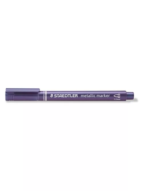 Staedtler Marker Staedtler dekor 1-2 mm kerek hegyű metál lila