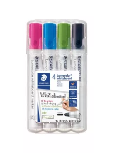   Staedtler Táblamarker Staedtler Lumocolor kerek 4 db-os klt. (pink, világoskék, világoszöld, fekete)