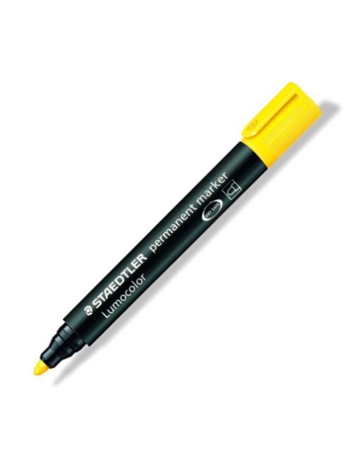 Staedtler Marker Staedtler Lumocolor permanent kerek sárga