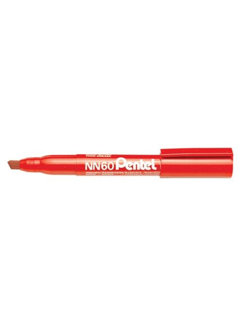 Pentel Marker Pentel NN60-B permanent vágott 3.9-5.8 mm piros