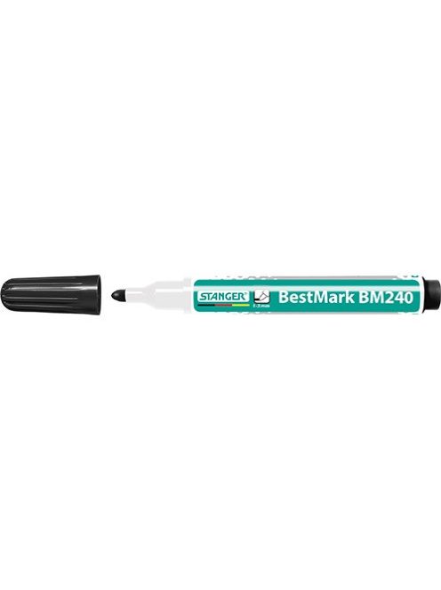 Stanger Táblamarker Stanger BM240 kerek 1-3 mm fekete