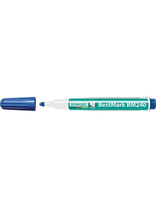 Stanger Táblamarker Stanger BM240 kerek 1-3 mm kék