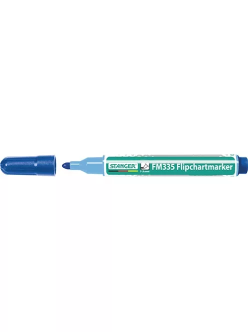 Stanger Flipchartmarker Stanger FM335 kerek 1-3 mm kék