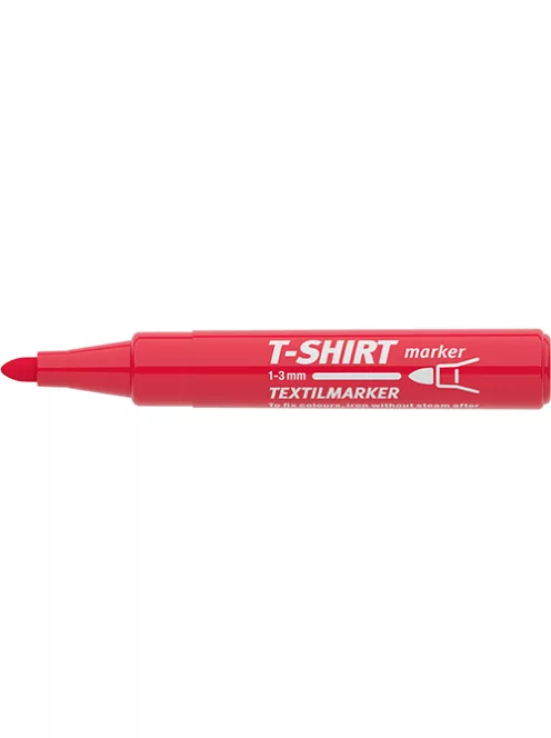 Ico Textilmarker Ico T-Shirt piros