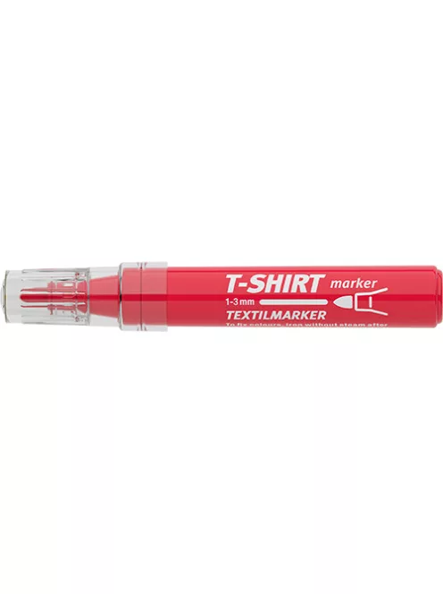 Ico Textilmarker Ico T-Shirt piros
