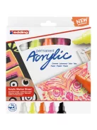 Edding Acrylic Akril marker Edding 5000 B (5-10 mm) Neon 5 db-os klt.