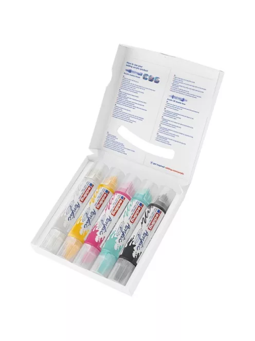 Edding Acrylic Akril marker Edding 5400 3D Double Liner (2-3 mm/5-10 mm) kétvégű Basic 5 db-os klt.