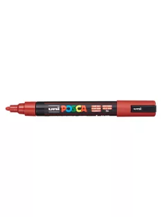 UNI Marker Uni dekor Posca PC-5M rubint piros 1,8-2,5 mm