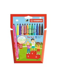 Stabilo Rostirón Stabilo Trio A-Z 12 db-os klt.