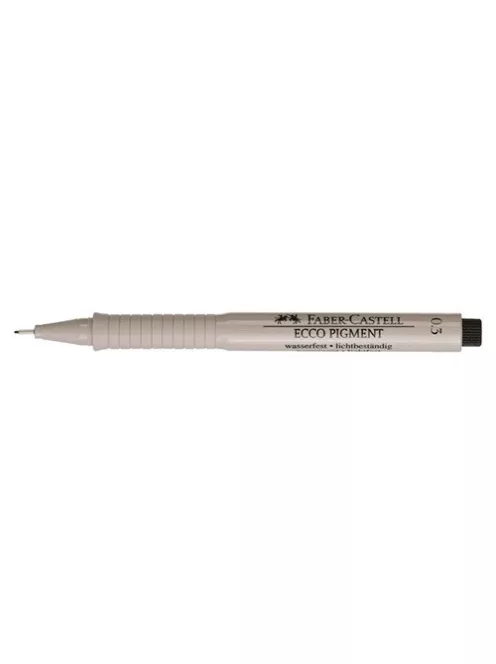 Faber-Castell Rostirón Faber-Castell Ecco-Pigment 0.3 mm fekete