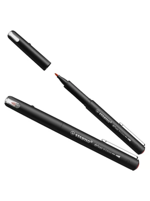 Stabilo Rostirón Stabilo dr!ver prémium 0,8 mm piros
