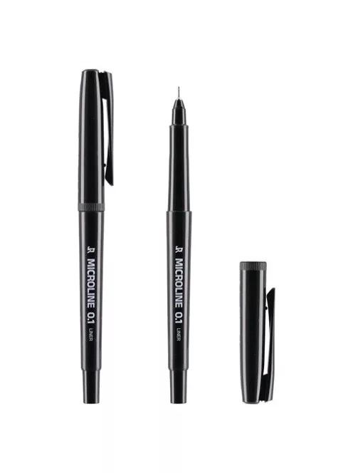 Junior Tűfilc Junior Microline 0,1 mm fekete