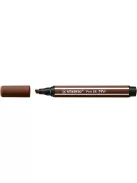 Stabilo Rostirón Stabilo Pen 68 MAX prémium vágott heggyel barna