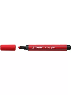   Stabilo Rostirón Stabilo Pen 68 MAX prémium vágott heggyel piros