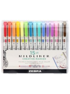   Zebra Szövegkiemelő Zebra Mildliner Highlighter 15-ös készlet