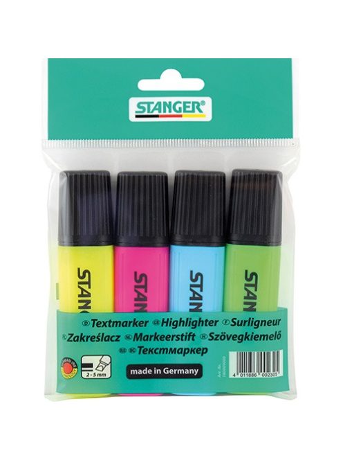 Stanger Szövegkiemelő Stanger 4 db-os klt.