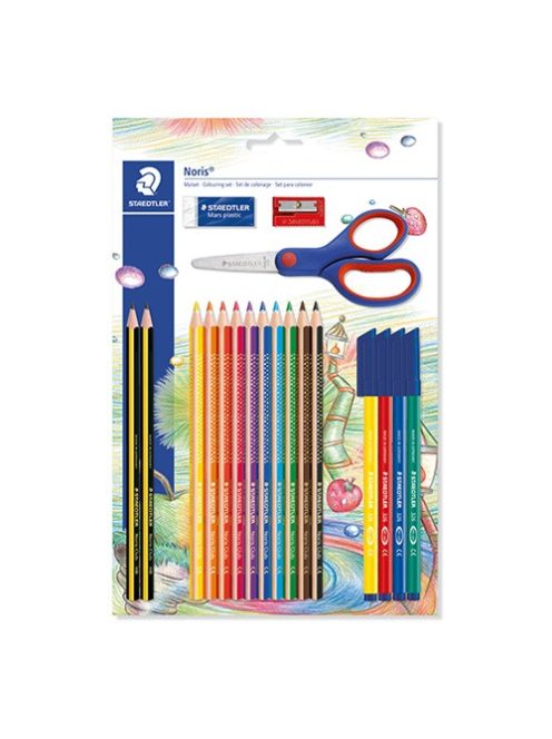 Staedtler Iskolai szett Staedtler Noris ollóval