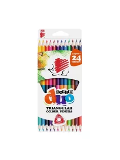   Ico Színes ceruza Ico Süni kétvégű 12/24 háromszögletű