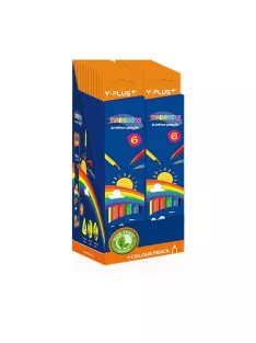   Y-Plus Színes ceruza  Y-Plus+ Rainbow 6 db-os klt. hegyezővel