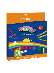   Y-Plus Színes ceruza  Y-Plus+ Rainbow 24 db-os klt. hegyezővel