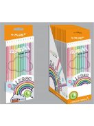 Y-Plus Színes ceruza Y-Plus+ Rainbow Pastel 12 db-os hegyezővel
