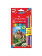 Faber-Castell Színes ceruza Faber-Castell 12 db+3 klt. bicolor (120112+3)