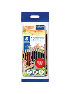   Staedtler Színes ceruza Staedtler Noris Club 12 db-os klt. ajándék ceruza és radír