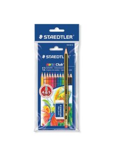   Staedtler Színes ceruza Staedtler Noris Club 12 db-os klt. ajándék ceruza és radír