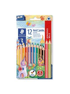   Staedtler Színes ceruza Staedtler Noris Jumbo háromszögletű 10+2 db-os klt.