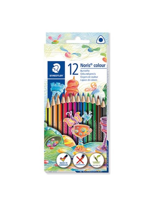 Staedtler Színes ceruza Staedtler Noris háromszögletű 12 db-os klt.