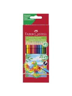   Faber-Castell Színes ceruza Faber-Castell 12 db-os kszl papagáj háromszögletű