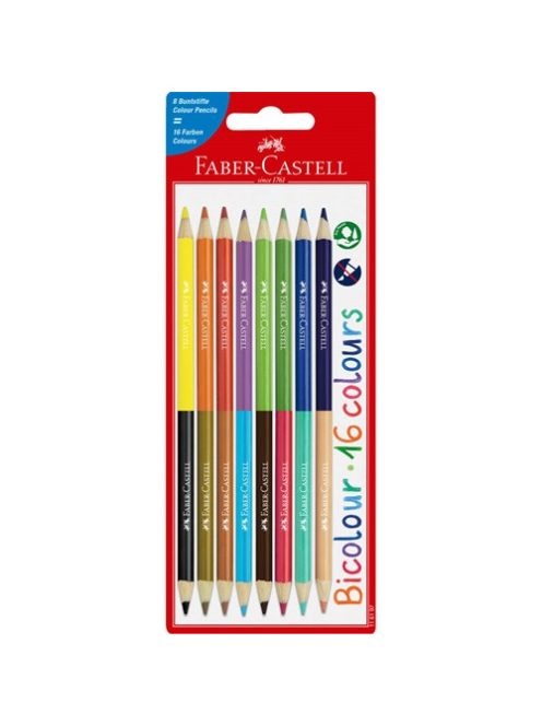 Faber-Castell Színes ceruza Faber-Castell 8 db-os szett bicolor