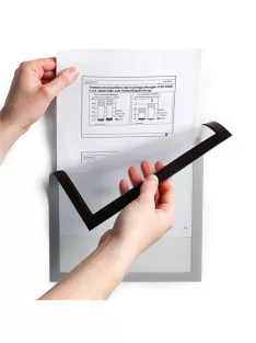   Durable Információs tábla Durable Duraframe A/4 mágneses hátlappal és mágneses kerettel 5 db/csomag ezüst