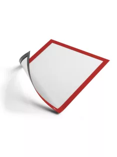   Durable Információs tábla Durable Duraframe A/4 mágneses hátlappal és mágneses kerettel 5 db/csomag piros