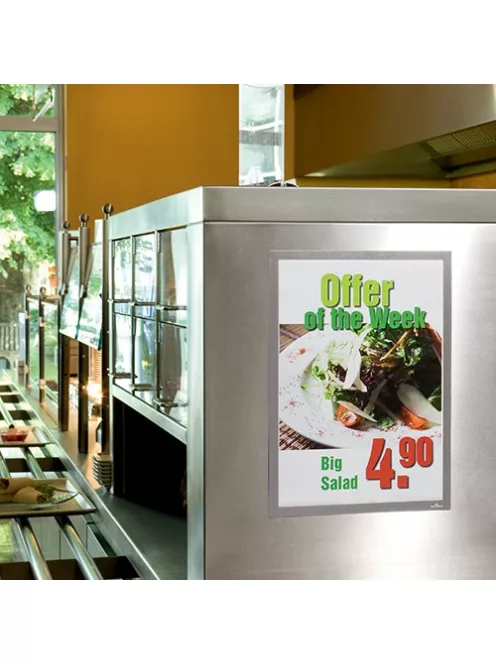 Durable Infokeret Durable Duraframe A/3 ezüst egyesével csomagolva