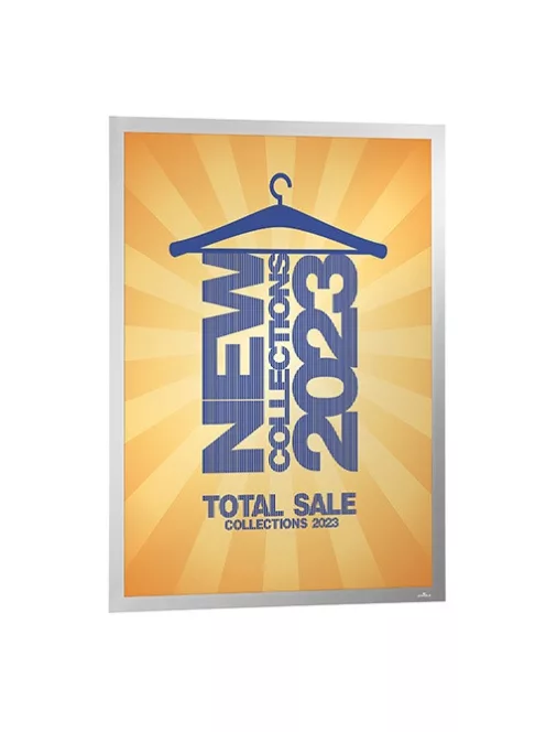 Durable Infokeret Durable Duraframe Poster A/2 ezüst öntapadós